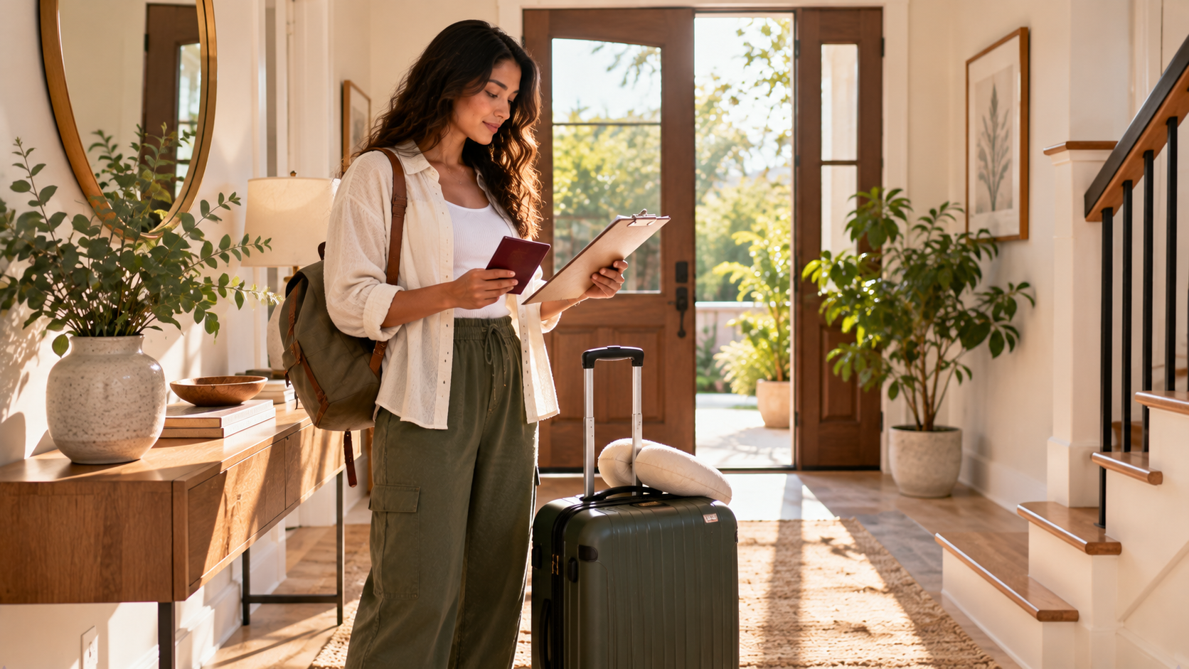 Travel-Ready Foyer Moment
